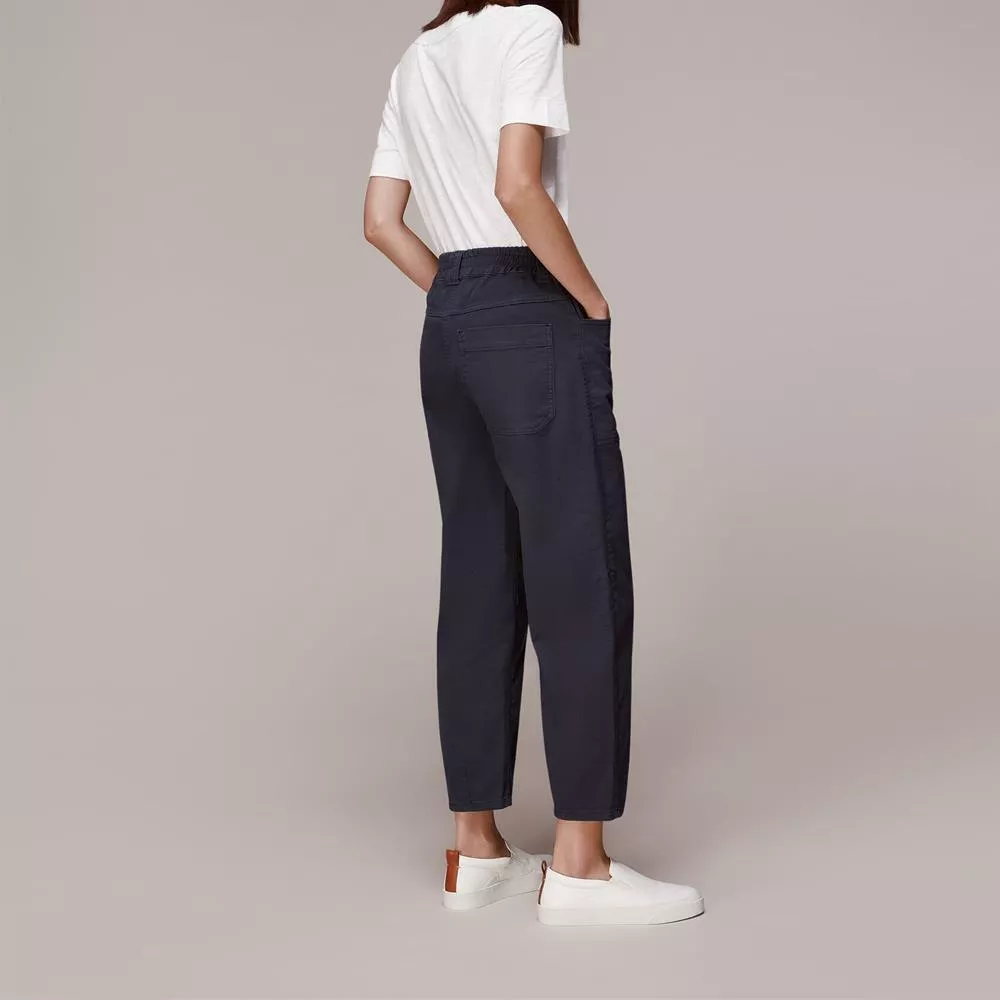 Whistles Tessa Black Casual Trousers